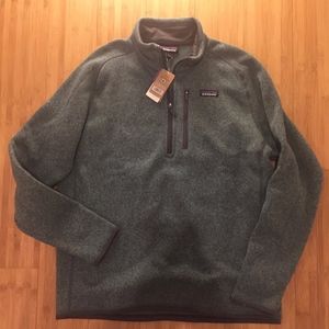 Men's L Patagonia Better Sweater 1/4 zip